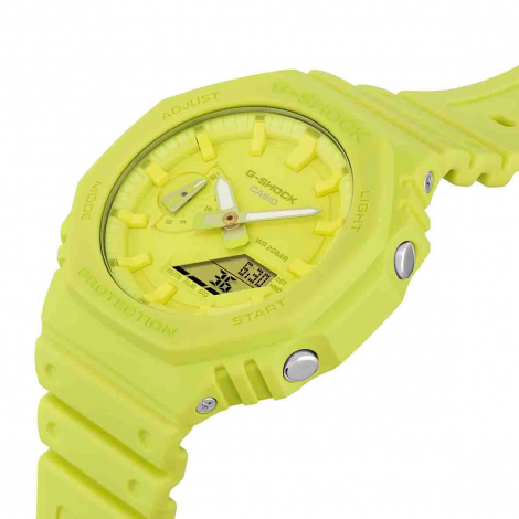 Montre GShock Classic - Srie GA-2100 - Vert Fluo