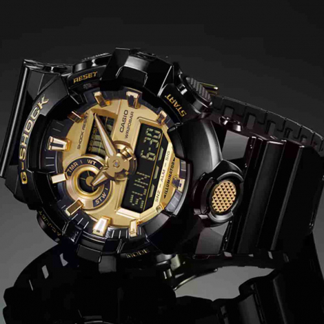 Montre GShock Classic - Srie GA-700 - Noir & Dor