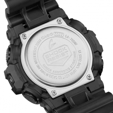 Montre GShock Classic - Srie GA-700 - Noir & Fluo