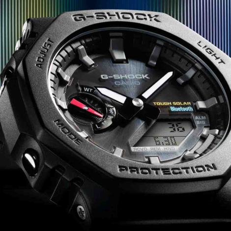 Montre GShock Classic - Srie GA-B2100 Solaire - Noir & Gris