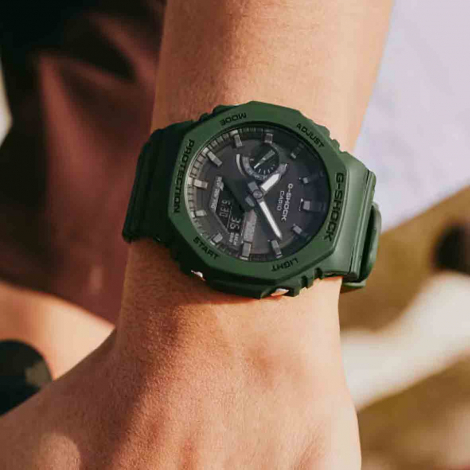 Montre GShock Classic - Srie GA-B2100 Solaire - Vert fonc