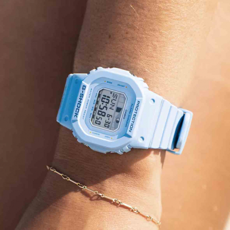 Montre GShock G-Lide Lady - Srie GLX-5600 - Bleu Ciel