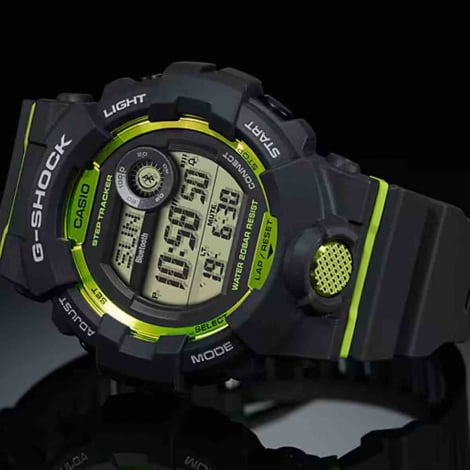 Montre GShock G-Squad - Srie GBD-800 - Gris & Vert