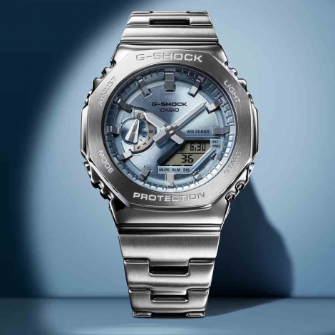 Montre GShock G-Steel - GM-2100 Series - Bleu Ciel