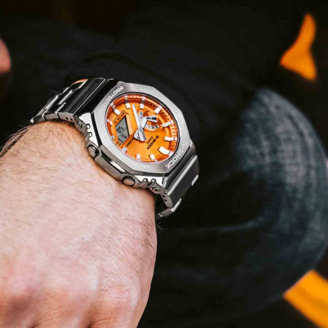 Montre GShock G-Steel - GM-2100 Series - Orange