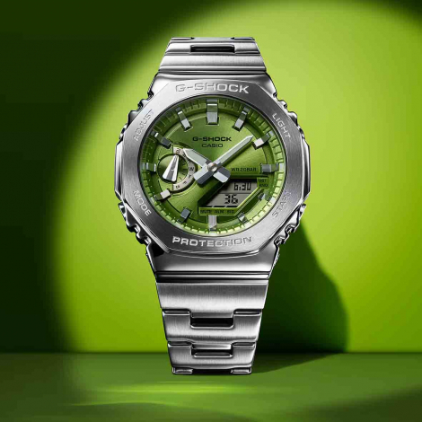 Montre GShock G-Steel - GM-2100 Series - Vert