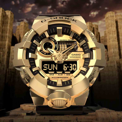 Montre GShock G-Steel - GM-700 Series - Or