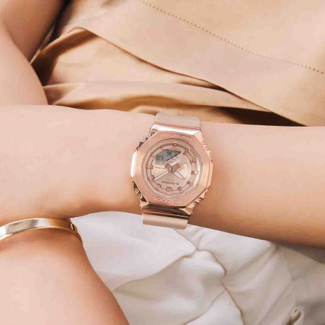 Montre GShock G-Steel Lady - Srie GM-S - Or Rose