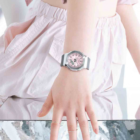 Montre GShock G-Steel Lady - Srie GM-S2100 - Rose