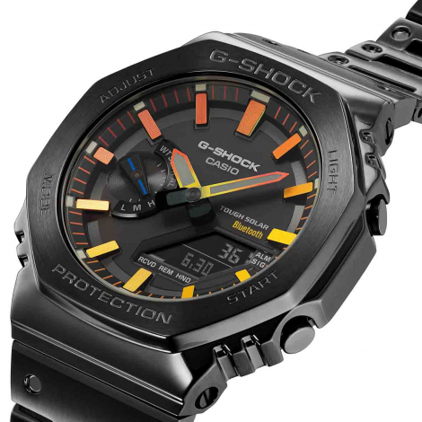 Montre GShock G-Steel - Srie GM-B2100 - Noir & Orange