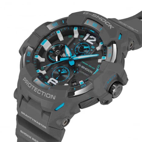 Montre GShock Master of G - GravityMaster - Gris & Turquoise