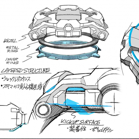 Montre GShock Master of G - GravityMaster - Gris & Turquoise