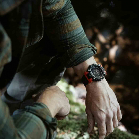 Montre GShock Master of G - Mudman - Noir & Rouge