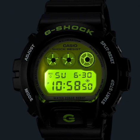 Montre GShock The Origin - Srie DW-6900 - Noir & Vert