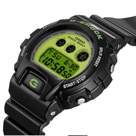 Montre GShock The Origin - Srie DW-6900 - Noir & Vert