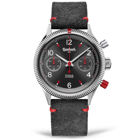 Montre hanhart Red X Grey: Two Flyback Twin Sets