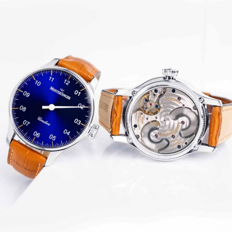 Montre MeisterSinger Circularis  Bleu soleill