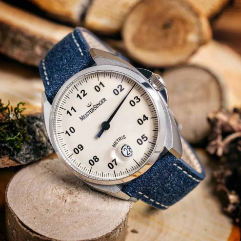 Montre MeisterSinger Metris - Ivoire