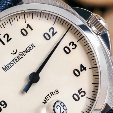 Montre MeisterSinger Metris - Ivoire