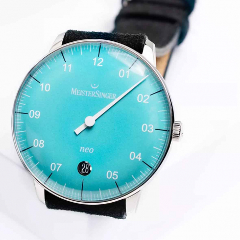 Montre MeisterSinger Neo Lady - Bleu Azur