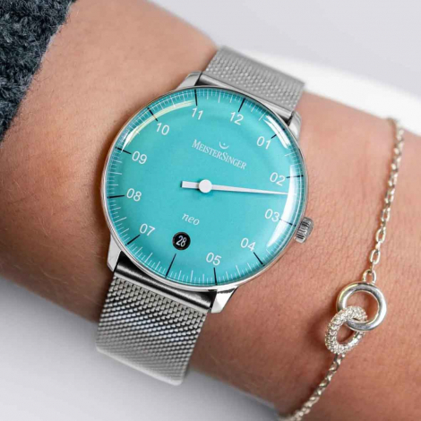 Montre MeisterSinger Neo Lady - Bleu Azur