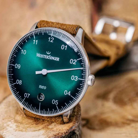 Montre MeisterSinger Neo Lady - Vert soleill