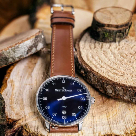 Montre MeisterSinger Neo Plus - Bleu soleill