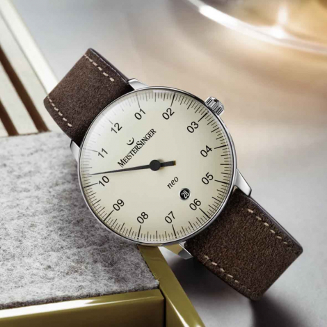 Montre MeisterSinger Neo Plus - Ivoire