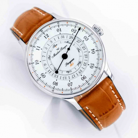 Montre MeisterSinger Pangaea Day Date 365 - Blanc