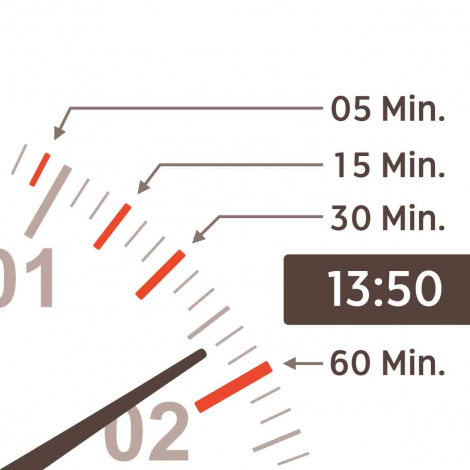 Montre MeisterSinger Perigraph - Ivoire