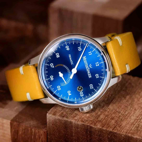 Montre MeisterSinger Primatic - Bleu