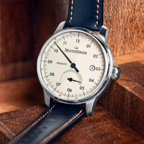 Montre MeisterSinger Primatic - Ivoire