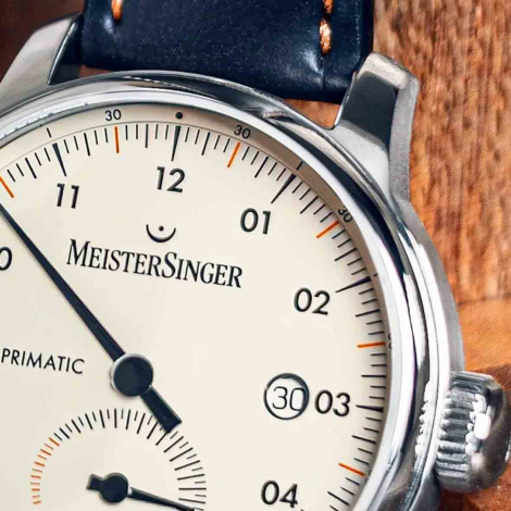 Montre MeisterSinger Primatic - Ivoire