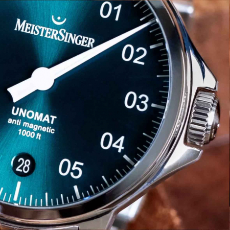 Montre MeisterSinger Unomat - Vert