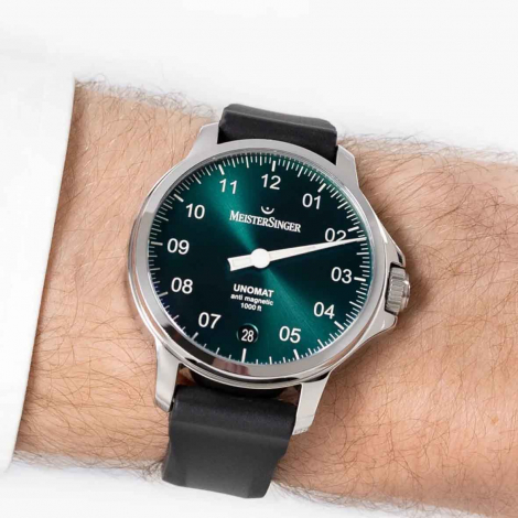 Montre MeisterSinger Unomat - Vert