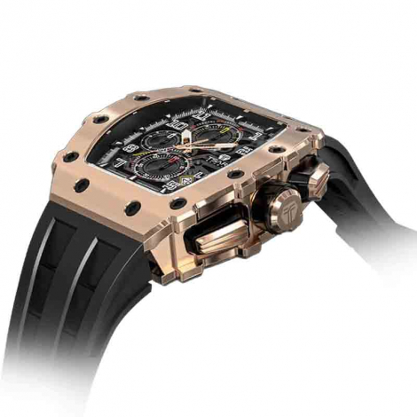 Montre Tsar Bomba - Elemental Series - Quartz - Calendrier - Noir