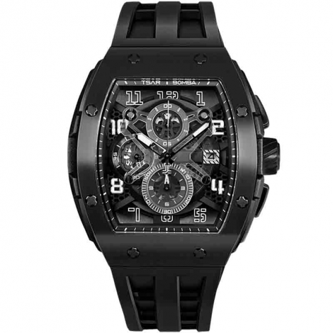 Montre Tsar Bomba - Elemental Series - Quartz - Noir