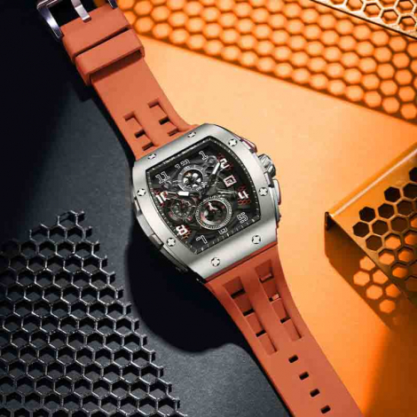 Montre Tsar Bomba - Elemental Series - Quartz - Orange