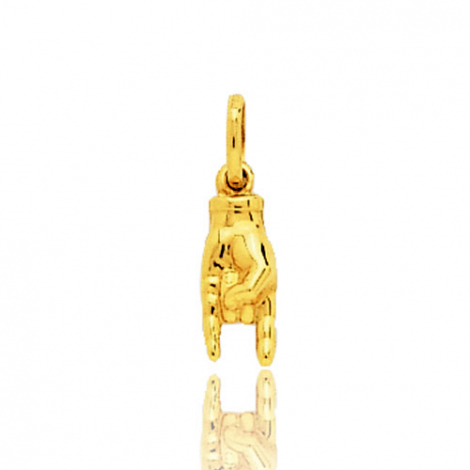 Pendentif Cheval (or jaune 375°) : Baby bijoux