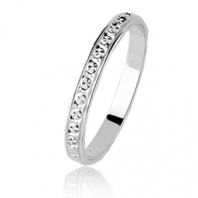 Alliance 18 carats en 2 Ors large de 2.5 mm-Morgane- 7116
