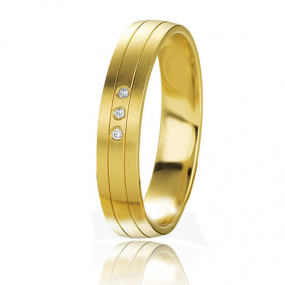 Alliance Basic Light 4 mm4 mm Or Jaune diamant Clo - 05609
