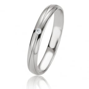 Alliance Basic Light II 3 mm 3 mm Platine 950 diamant - Stefania -04221PT
