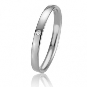 Alliance Basic Light Slim 2 mm 2 mm Platine 950 diamant Camilla-04301PT