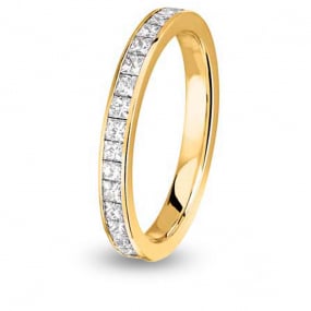 Alliance comtesse princesse tour Complet MM Or Jaune - 1.36 ct - Aurianna - 1500.0136J