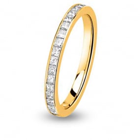 Alliance comtesse princesse Tour complet Or Jaune - 1.04 ct - Mareva - 1504.0104J