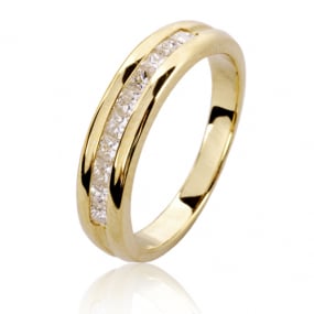 Alliance diamant 0.50 ct en Or Jaune  -  - Ophlie