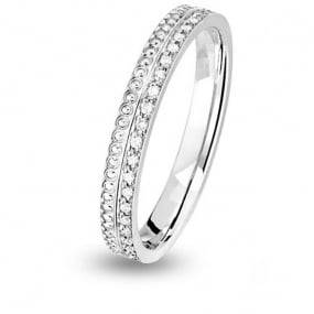 Alliance diamant  Together Seville Forever PM Tour Complet Or Blanc - 0.23 ct - Tha - 1525.0023G