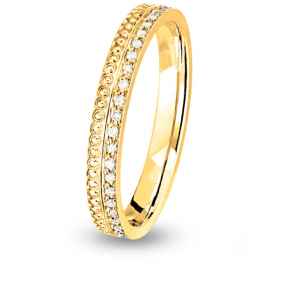 Alliance diamant  Together Seville Forever PM Tour Complet Or Jaune - 0.23 ct - Caprice - 1525.0023J