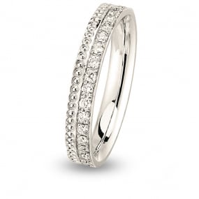 Alliance diamant Together Seville Forever Tour Complet Or Blanc - 0.52 ct - Marjorie - 1514.0053G