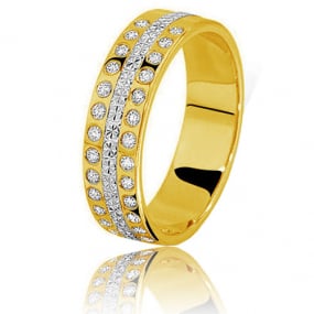 Alliance diamants balare 0.30ct en or jaune Or Jaune - 0.3 ct - Forever - 70030030J